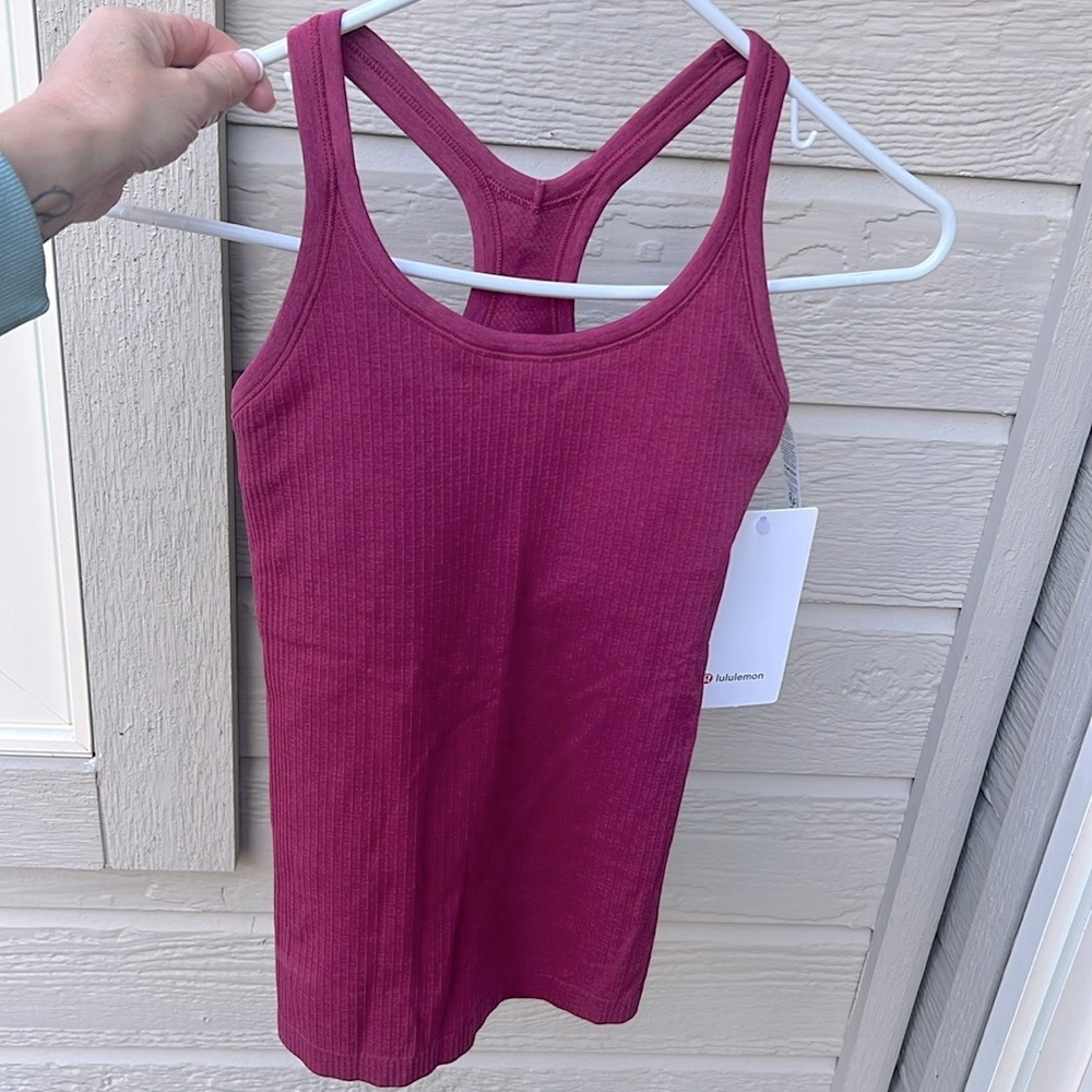 NWT Lululemon Ebb to Street tank top